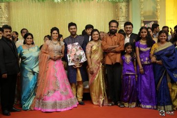Celebs at Actor Bhagyaraj Son Wedding Reception